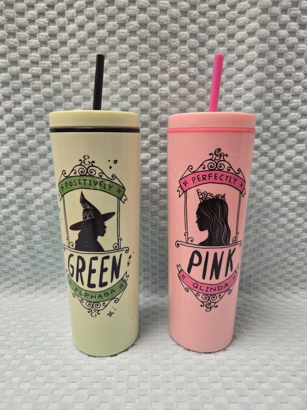 Wicked Positively Green & Perfectly Pink Tumbler Set